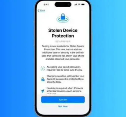 桥头镇苹果授权维修店分享被盗设备保护功能开启方法 
