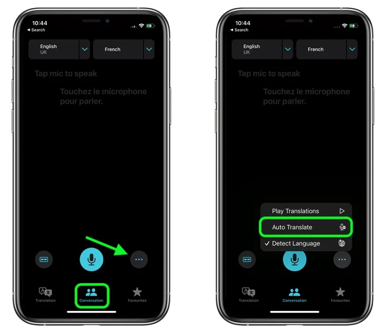 桥头镇苹果手机维修分享iOS 15 “翻译” App 新改进 